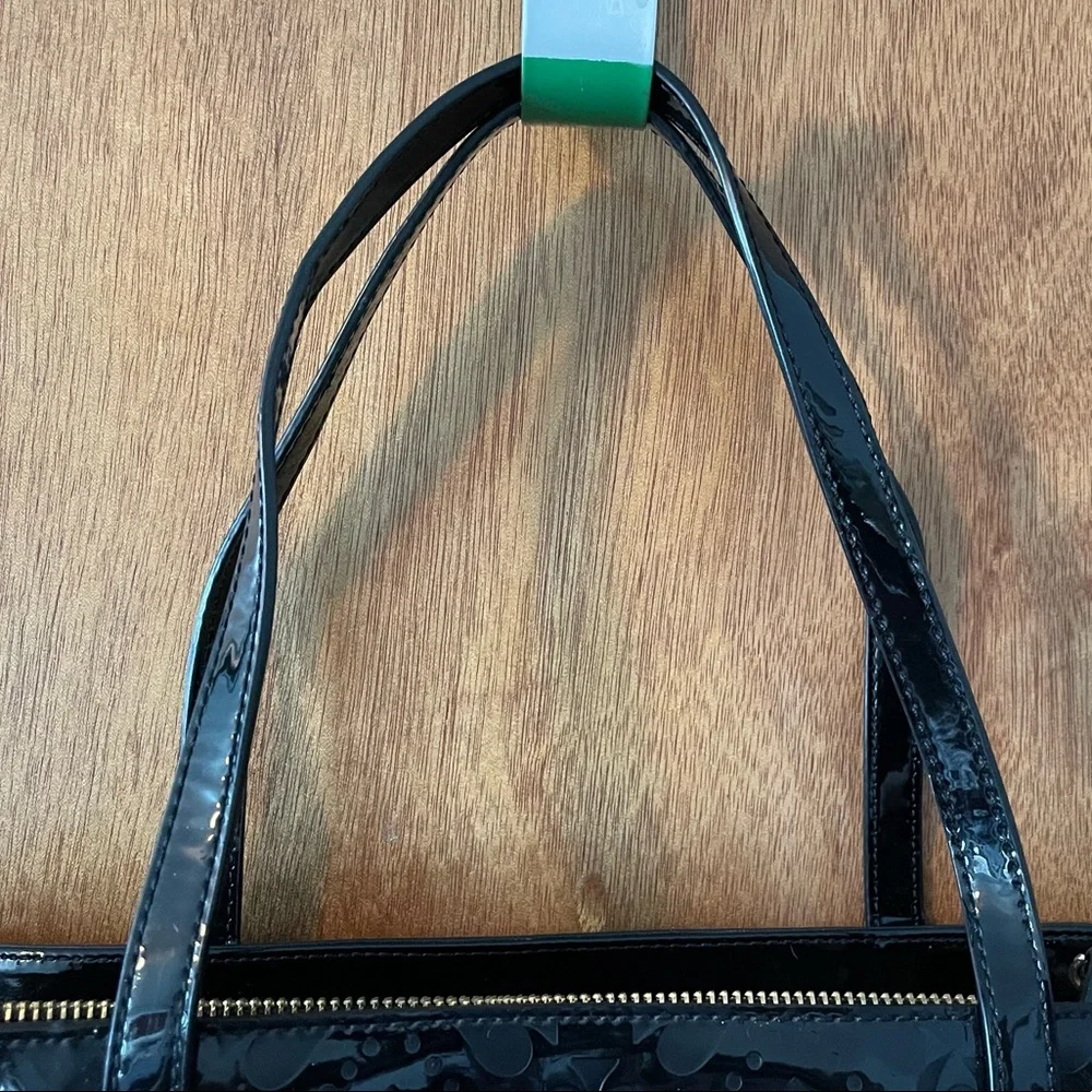 kate spade Black Patent Leather Tote Shoulder Bag